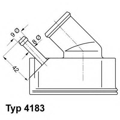 WAHLER 418392D Термостат, охолоджуюча рідина