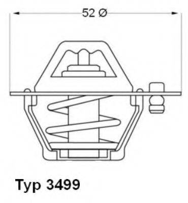 WAHLER 349988D Термостат, охолоджуюча рідина