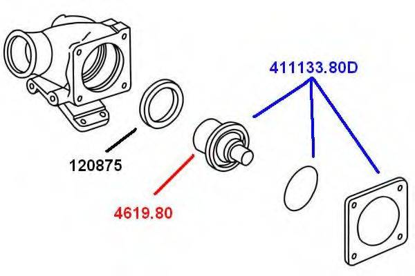 WAHLER 41113380D Термостат, охолоджуюча рідина