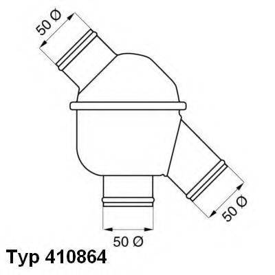 WAHLER 41086479D0 Термостат, охолоджуюча рідина