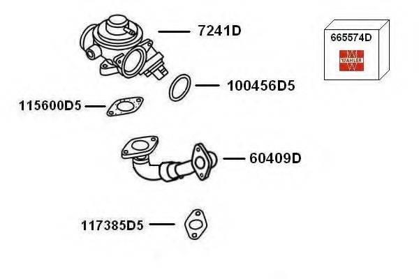 WAHLER 7900430 Рециркуляція ОГ