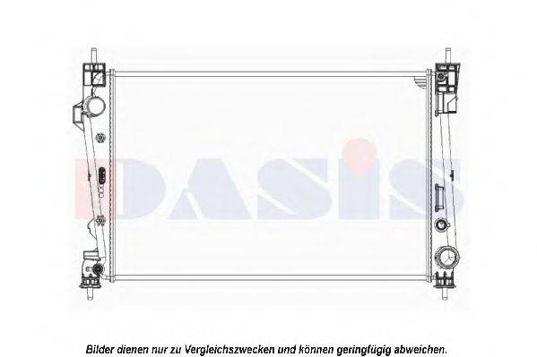 AKS DASIS 010014N Радіатор, охолодження двигуна