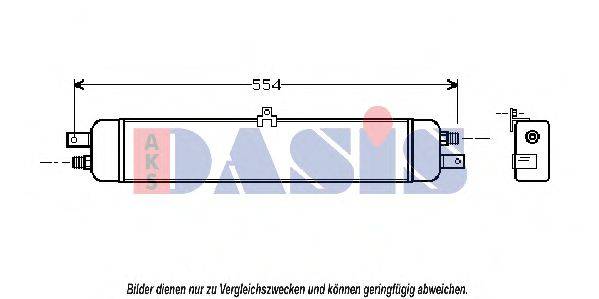 AKS DASIS 056050N масляний радіатор, моторне масло