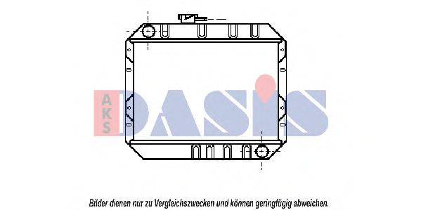 AKS DASIS 090080N Радіатор, охолодження двигуна