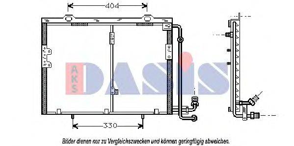 AKS DASIS 122440N Конденсатор, кондиціонер