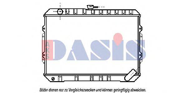 AKS DASIS 140033N Радіатор, охолодження двигуна