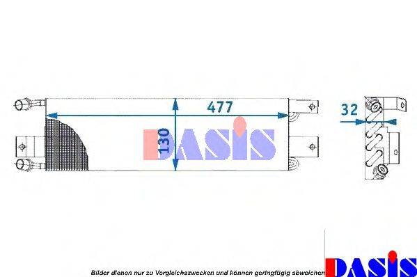 AKS DASIS 172160N Конденсатор, кондиціонер