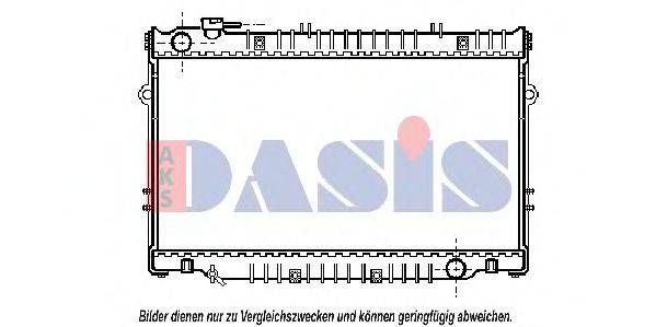 AKS DASIS 213840N Радіатор, охолодження двигуна