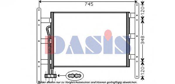 AKS DASIS 262260N Конденсатор, кондиціонер