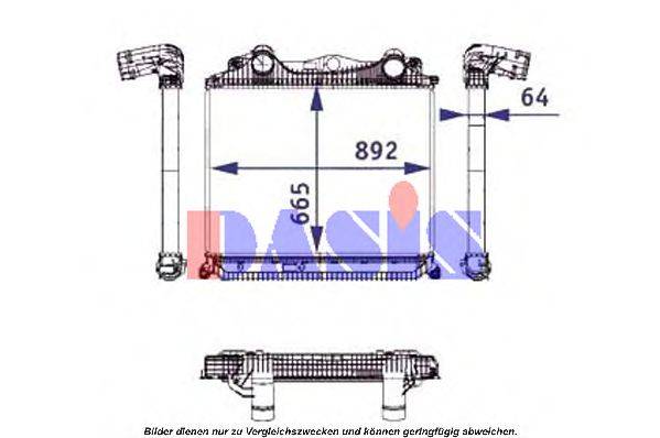 AKS DASIS 267015N Інтеркулер