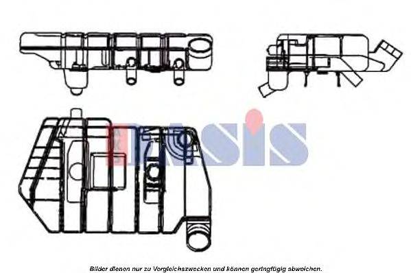 AKS DASIS 291170N Компенсаційний бак, охолоджуюча рідина