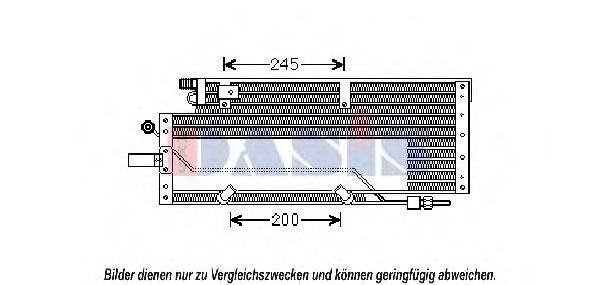 AKS DASIS 292003N Конденсатор, кондиціонер