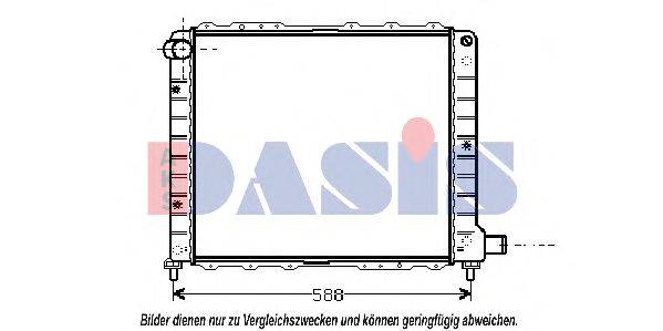 AKS DASIS 300470N Радіатор, охолодження двигуна