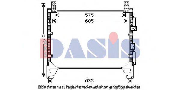 AKS DASIS 512047N Конденсатор, кондиціонер