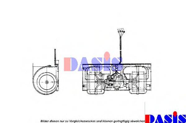 AKS DASIS 740431N Вентилятор салону