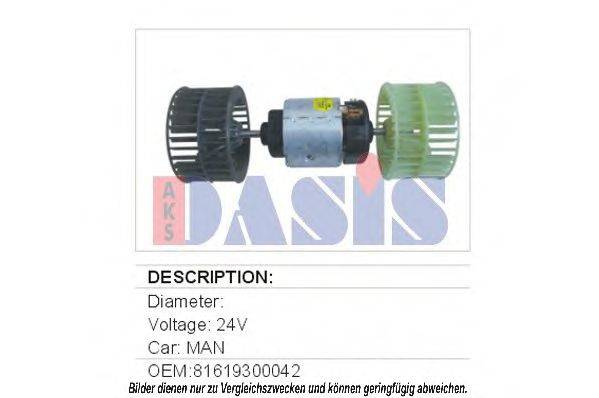 AKS DASIS 742840N Вентилятор салону