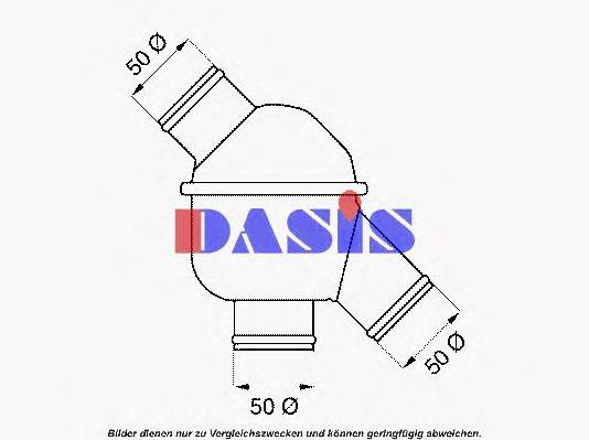 AKS DASIS 750452N Термостат, охолоджуюча рідина