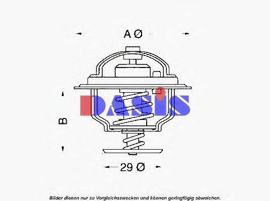 AKS DASIS 750922N Термостат, охолоджуюча рідина