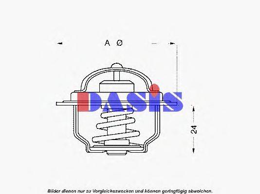 AKS DASIS 751764N Термостат, охолоджуюча рідина