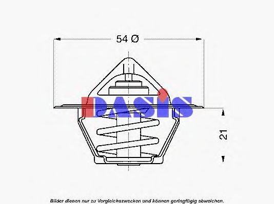 AKS DASIS 751780N Термостат, охолоджуюча рідина