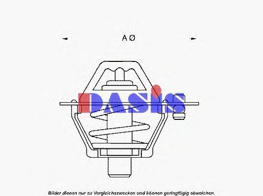 AKS DASIS 751805N Термостат, охолоджуюча рідина