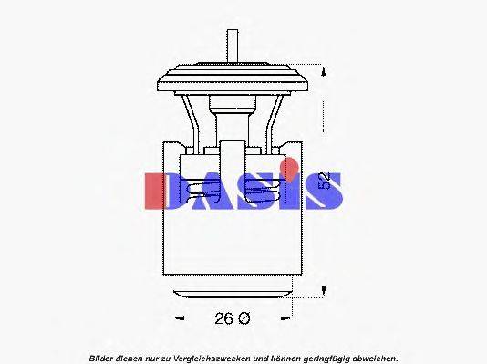 AKS DASIS 751818N Термостат, охолоджуюча рідина