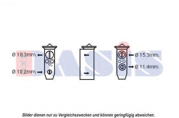 AKS DASIS 840189N Розширювальний клапан, кондиціонер