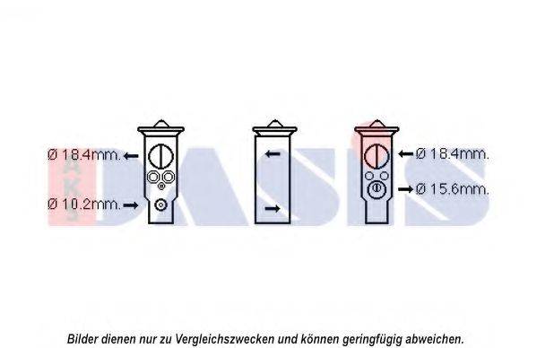 AKS DASIS 840217N Розширювальний клапан, кондиціонер
