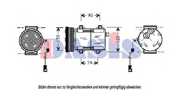 AKS DASIS 851023N Компресор, кондиціонер