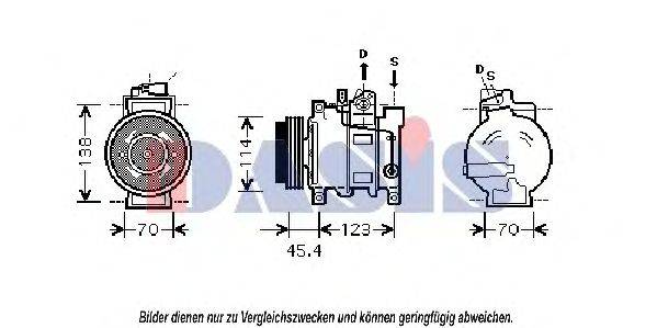 AKS DASIS 851084N Компресор, кондиціонер