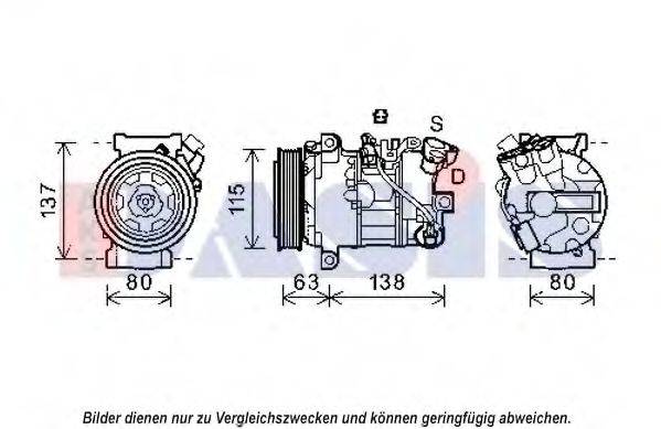 AKS DASIS 852611N Компресор, кондиціонер