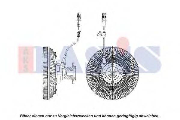 AKS DASIS 268064N Зчеплення, вентилятор радіатора
