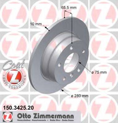 ZIMMERMANN 150342520 гальмівний диск