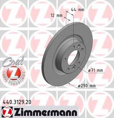 ZIMMERMANN 440312920 гальмівний диск