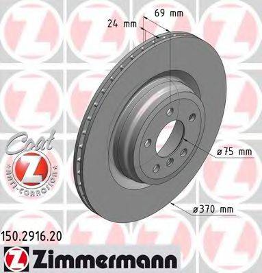 ZIMMERMANN 150291620 гальмівний диск