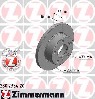 ZIMMERMANN 230235420 гальмівний диск