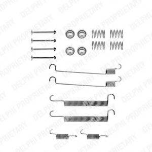 DELPHI LY1022 Комплектуючі, гальмівна колодка