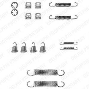 DELPHI LY1100 Комплектуючі, гальмівна колодка