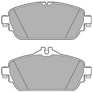 DELPHI LP2764 Комплект гальмівних колодок, дискове гальмо