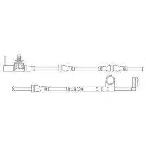 DELPHI LZ0266 Контрольний контакт, контроль шару гальмівних колодок