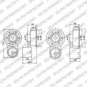 DELPHI KDB275 Комплект ременя ГРМ