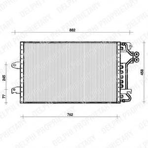 DELPHI TSP0225030 Конденсатор, кондиціонер