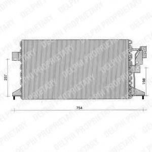 DELPHI TSP0225247 Конденсатор, кондиціонер