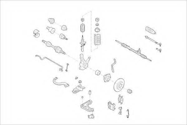 DELPHI FORD06650F Підвіска колеса