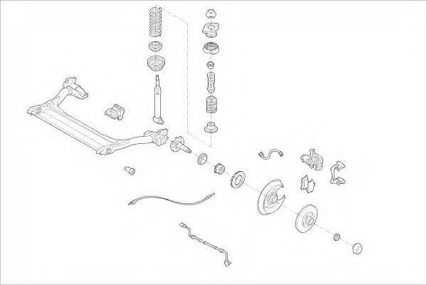 DELPHI AUDI05310R Підвіска колеса