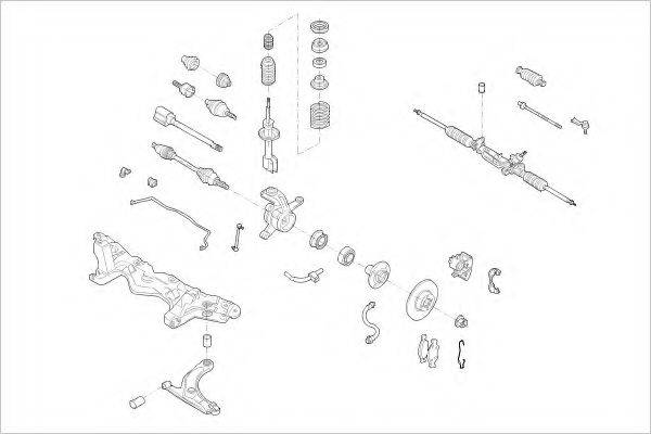 DELPHI FORD05194F Підвіска колеса