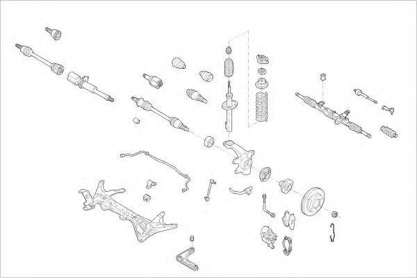 DELPHI FORD05177F Підвіска колеса