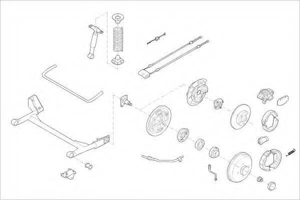 DELPHI FORD05176R Підвіска колеса