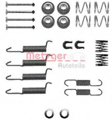 METZGER 1050016 Комплектуючі, стоянкова гальмівна система