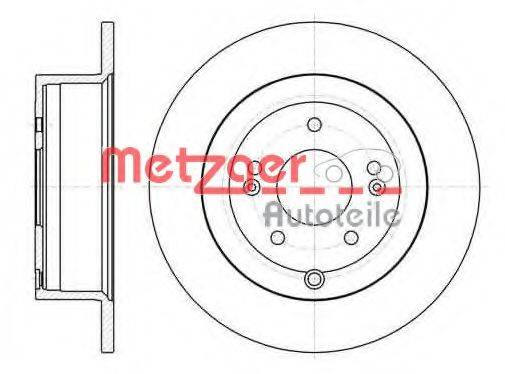 METZGER 6110457 гальмівний диск